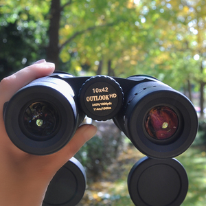 Binoculares Plegables Prismáticos Bak4 de 10x42 mm, Modelo YJT 10x42RED, para Observación de Aves, con Revestimiento de Lentes FMC de Aleación de Aluminio y Magnesio - Product Image 2