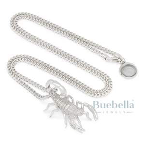 Escorpión rey oro hielo Hip Hop Royal Energy colgante collar feroz estilo religioso para hombres boda Moissanite colgantes encantos - Product Image 6