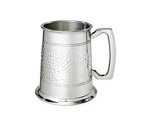 Tasse en étain médiéval en laiton pur pour articles à boire, nouvelle tasse en laiton dernier Mug médiéval Tankard plaqué argent élégant pour boire - Product Image 3
