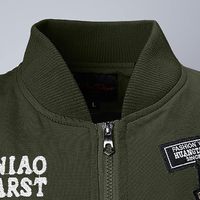 Manteau d'hiver épais pour homme grande taille avec fermeture éclair, en fourrure de renard brodée, style bomber, à manches longues, poches, respirant