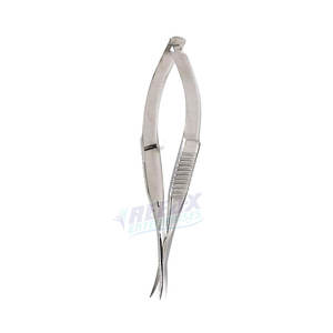 Microtijeras Noyes con acción de resorte, instrumentos quirúrgicos de disección, herramientas microquirúrgicas, base de equipo quirúrgico - Product Image 6