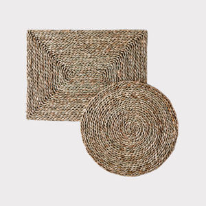 Alfombrilla de mesa de comedor de algas marinas ecológica directa de fábrica de Vietnam almohadilla de bambú semiartesanal antideslizante para el hogar cocina estilo clásico - Product Image 6