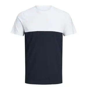 Мужская обычная футболка 100% хлопчатобумажная футболка с индивидуальным логотипом, высококачественные обычные футболки с круглым вырезом, Стандартная посадка для мужчин
