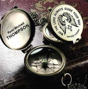 Premium QualityCompass,Sundial <b>Compass</b>, Anniversary Gift, Husband Gifts, Couples Gift, Christmas Gifts - Product Image 2