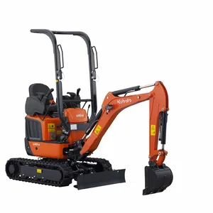 Mini excavadora de agricultura de calidad, excavadora pequeña de 2 toneladas, máquina excavadora hidráulica sobre orugas, microexcavadora de 3,5 toneladas a la venta - Product Image 4