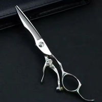 Ciseaux de coiffure professionnels durables de haute qualité, ciseaux à effiler, ciseaux de coupe de cheveux, ciseaux à raser en acier inoxydable, kit de salon avec logo personnalisé