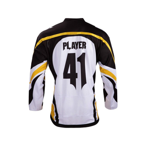 Directo de fábrica Servicios OEM Camisetas de hockey sobre hielo con tamaño personalizado Ajuste bajo MOQ Envío mundial Detalles de tela Perfecto para equipos - Product Image 2