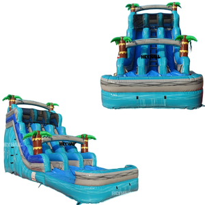 Hot Sale Water Slide <strong>Inflatable</strong> Commercial Marble Dual lane Adult Water Slide <strong>Inflatable</strong> for Party Rental - Product Image 2