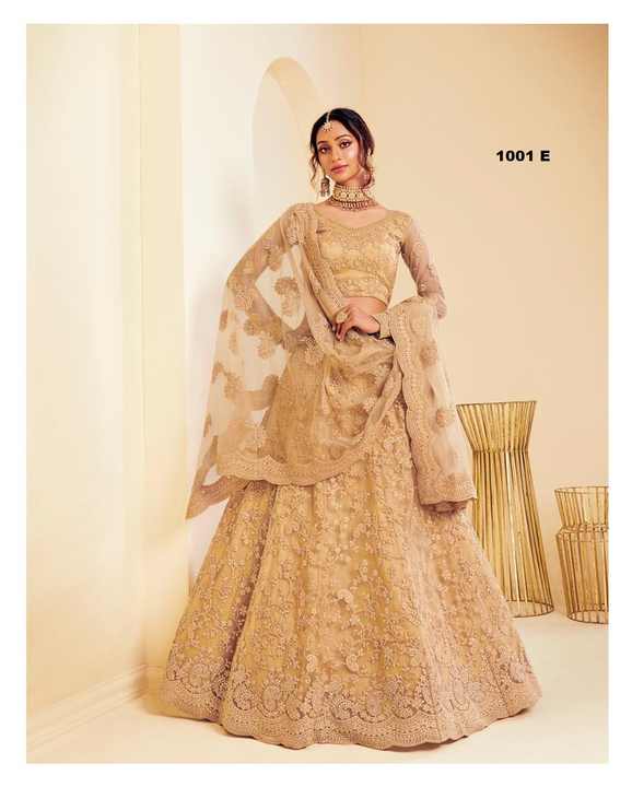 Designer Engagement & Hochzeits feier tragen Neueste Top Qualität Heavy Net Braut Lehenga Choli Best Rate Lieferant aus Indien