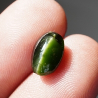 Pierres précieuses naturelles vertes Diopside Catseye coupe ovale-BEGDI GEMS Brand 1000 Carats