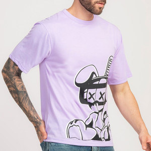 เสื้อยืดคอกลมผู้ชายไซส์ใหญ่พิเศษ ทรงปกติ ผ้าฝ้าย 100% ปรับแต่งได้ นุ่ม สบาย ระบายอากาศได้ดี น้ำหนักเบา ดีไซน์เรียบง่าย - Product Image 3