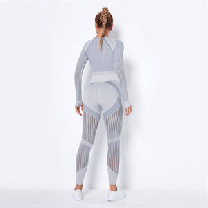 Conjuntos Deportivos de Dos Piezas para Mujer Kivotech, para Gimnasio, Fitness y Yoga, de Secado Rápido y Transpirables, con Sujetador Deportivo y Pantalones - Product Image 6
