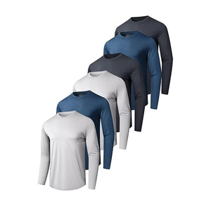 Camisetas Personalizadas de Manga Larga para Hombre, de Alta Calidad, Corte Holgado, Nuevo Estilo, Cuello Redondo, 100% Algodón, Transpirables, Casuales, Servicio OEM, Unisex - Product Image 1