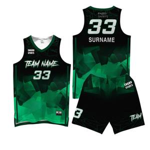 Fabricante Engro ropa deportiva uniformes industria diseño personalizado impresión por sublimación baloncesto Jersey pantalones cortos uniforme Reversible - Product Image 2