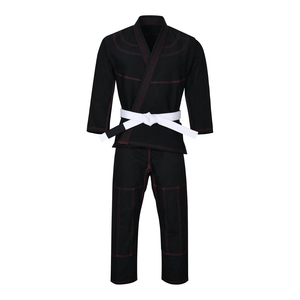 Personnalisé noir brodé Jiu Jitsu brésilien Gi léger BJJ uniforme confortable Kimono Arts martiaux - Product Image 6