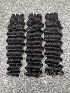 Venta al por mayor de pelo natural vietnamita crudo con ondas de agua, cutícula sin procesar alineada, extensiones de un donante, mejor precio, cabello humano - Product Image 6