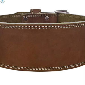 สายรัดเอวหนังวัวแท้แบบปรับได้สำหรับออกกำลังกาย ยกน้ำหนัก ยกเพาเวอร์ลิฟติ้ง ระดับมืออาชีพ พร้อมโลโก้สั่งทำพิเศษ - Product Image 6