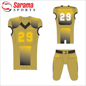 Uniforme de fútbol americano para hombre, nuevo diseño, servicio OEM - Product Image 2