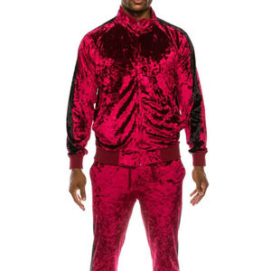 Bon fabricant Survêtement en velours pour hommes, best-seller, survêtement en velours anti-rides entièrement personnalisé et de haute qualité - Product Image 4