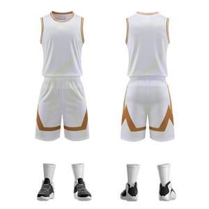 Uniformes de Baloncesto Personalizados OEM, Malla en el Cuello, Transpirables, Antibacterianos, Tallas Grandes, Secado Rápido, Ropa Deportiva, Ropa de Entrenamiento - Product Image 6