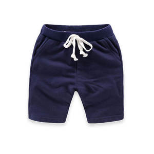 Pantalones Cortos de Verano para Bebé de Color Sólido, Color Negro, Diseño Personalizado, Pantalones Cortos Deportivos de Algodón para Niño, Pantalones Cortos para Niños al por Mayor - Product Image 3