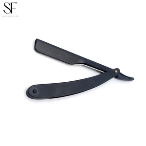 Nuevo diseño Sharp Classic Face Barber Plegable Straight Razor Hair Beard Shaving Men's Barber Razor - Product Image 2