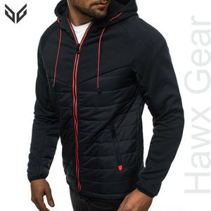 Veste rembourrée professionnelle pour hommes Slim Fit pour l'hiver Utilisation extérieure Tissu de toile personnalisable - Product Image 4