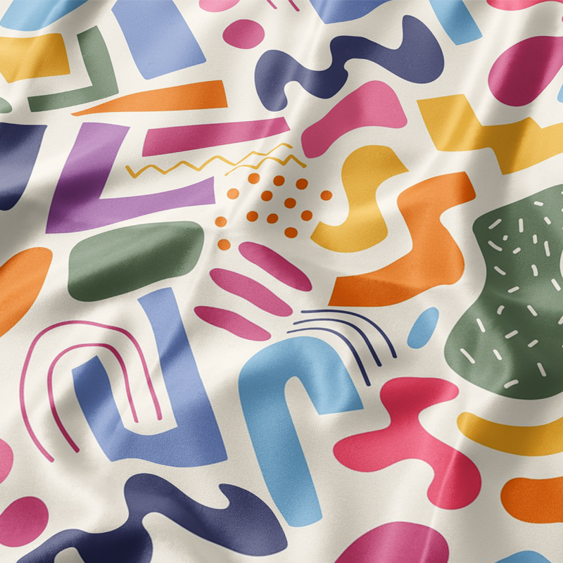 Silky Acetate Polyester Woven Fabric