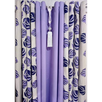 Nuevos Diseños, Cortinas de Ventana con Tamaños Personalizados, Elegante Patrón Floral, Juego de 3 Piezas, Textiles para el Hogar, Cortinas para Sala de Estar y Hotel