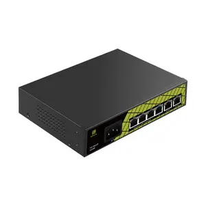 Comutador elétrico padrão gerenciado não gerenciado de GENATA para sistema de rede Ethernet, 48v, 100Mbps, 250 metros PoE