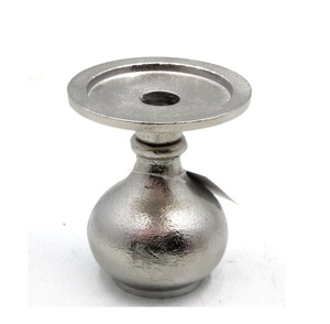 Modern Design Round Shape Iron <b>Decorative</b> Metal Candle Pillar Holder Brass Plating With Home Decoration Customized - Product Image 2