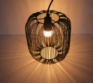 Modern Metal Iron Pendant Lamp Adjustable Height Natural Hanging <b>Ceiling</b> <b>Light</b> for Home Office Hotel <b>Bar</b> Kitchen Farmhouse Style - Product Image 2