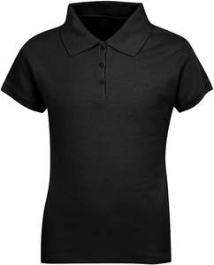 Camisetas Polo de Manga Corta para Niñas, Algodón Orgánico Premium, Cuello Polo, Ropa Casual para Mujeres y Niños - Product Image 2
