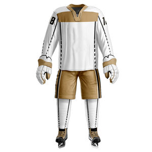 Ensemble d'équipe de hockey personnalisable et amusant, maillots imprimés vierges de style européen pour adultes, conception personnalisée avec nom OEM, haute qualité à prix abordable - Product Image 1