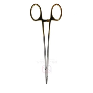 Pince droite / porte-aiguille DeBakey manuelle en acier inoxydable de haute qualité certifiée CE, modèle robuste, instrument chirurgical - Product Image 6