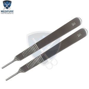 Bisturí Quirúrgico Profesional con Mango BP N.° 3 4 3L 4L, Instrumentos Quirúrgicos Médicos de Acero Inoxidable Afilado para Hospital - Product Image 4