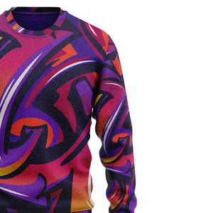 เสื้อสเวตเชิ้ตพิมพ์ลายแบบซับลิเมชั่นสำหรับฤดูหนาว ผ้าคอตตอนผสมโพลีเอสเตอร์ 100% แบบสั่งทำพิเศษ - Product Image 3