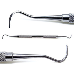 Kit de examen Dental de tres piezas de acero inoxidable de alta calidad Juego de Instrumentos dentales Premium personalizable - Product Image 2