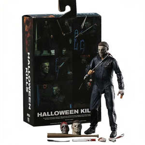 New Condition Michael Myers Articulated Figurine Plastic <b>Action</b> <b>Figures</b> Set Good Quality Cartoon Model Toy for Gifting - Product Image 2