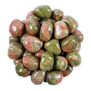 Unakite <b>Crystal</b> Tumbled Stone Bulk Healing Agate Gemstone Carved Technique Reiki Chakra <b>Crystal</b> Engraving Wholesale Stone <b>Crafts</b> - Product Image 3