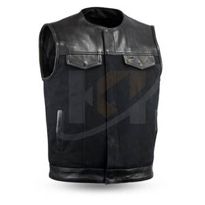 Fashion Wear 2025 gilets en cuir respirant respirant personnalisé bonne qualité gilets en cuir de conception supérieure - Product Image 1