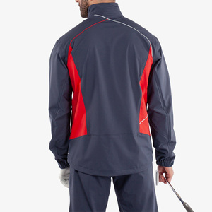 Chaqueta ligera de gran tamaño Softshell de lujo para hombre, ropa deportiva y de golf personalizada, tela elástica y resistente al agua - Product Image 2