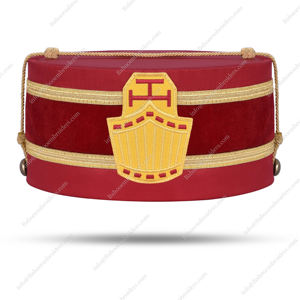 MASONIC REGALIA ROYAL ARCH PAST HIGH PRIEST CHAPITER CROWN CAP - MASONIC REGALIA CAP - Product Image 1