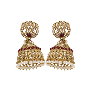 ชุดสร้อยคอช็อกเกอร์ชุบ Mehandi AD สี่เหลี่ยมไร้เวลาย้อนกลับ - Product Image 5