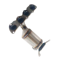 Collecteur d'échappement catalytique pour Volkswagen Polo 1.6 Euro VI en acier inoxydable de haute qualité, remplacement, garantie 1 an
