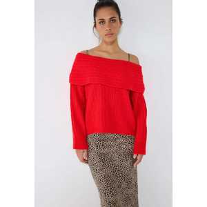 Suéter de Punto con Cuello Barco - Product Image 1