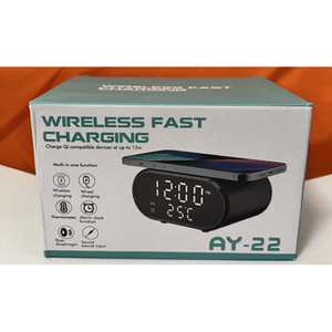 Modern Design Wireless Fast-Charging Plastic Desk <b>Clock</b> - Product Image 1