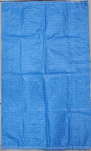 Sac bleu 50*80 CM le plus vendu, matière 53 GSM, ourlet de la bouche du sac, fond du sac à pli simple, double couture pour l'exportation - Product Image 2
