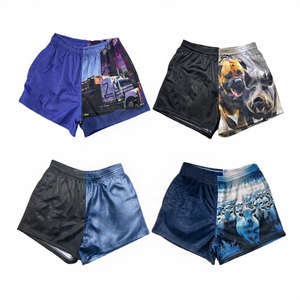 Pantalones Cortos Deportivos de Rugby Personalizados para Hombre, Ligeros, Transpirables, con Impresión de Logotipo de Equipo OEM - Product Image 3