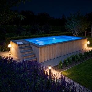 Piscine de luxe en fibre de verre sur mesure, petite, en mosaïque, pour spa, plongée, jardin extérieur, piscine au sol pour enfants, couleur personnalisée, triennium - Product Image 2